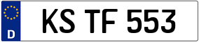 Truck License Plate